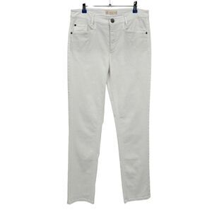 J Jill Smooth Fit Straight Leg Jean White Size 8